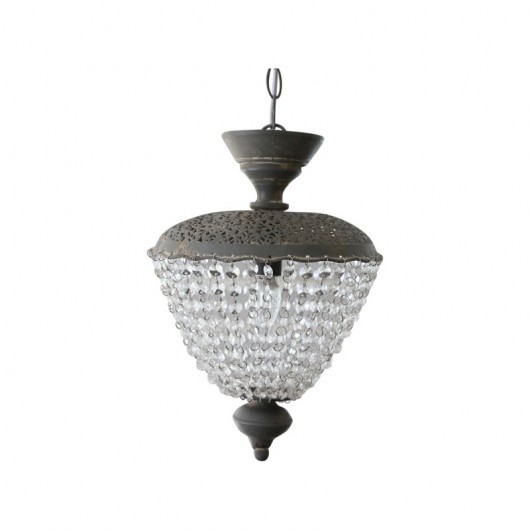 Lampa wisząca z kryształkami Vintage Chic 2 MIA home