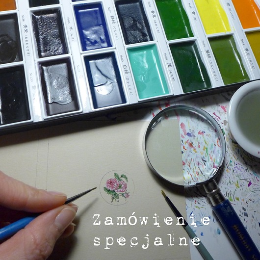 Zamówienie specjalne - Matka Boska i św. Lucyna atelier by Olga