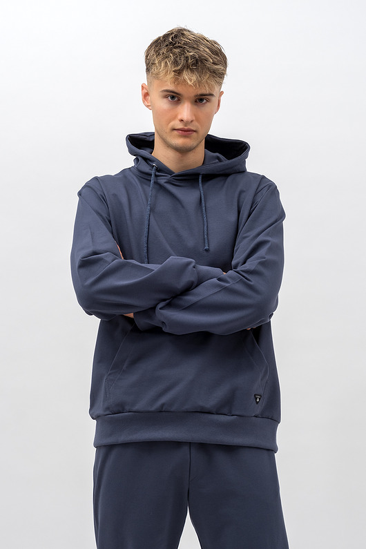 bluzy męskie Bluza męska  z kapturem   JAMAN grafit