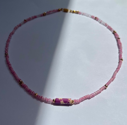 chokery Choker z jaspisem cesarskim i hematytem