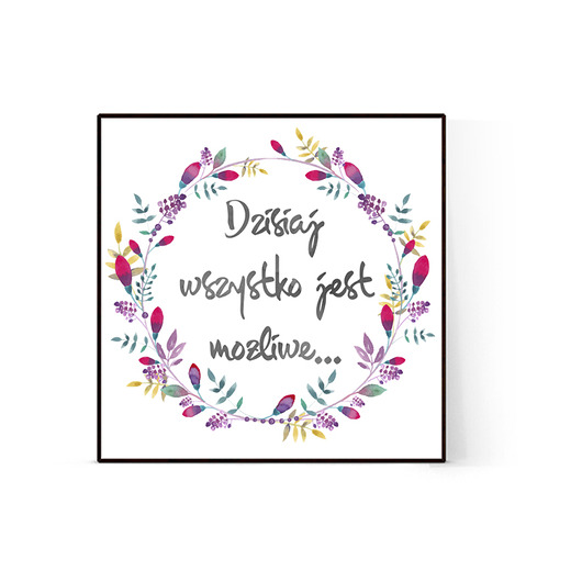 Plakat Dzisiaj ONE MUG A DAY