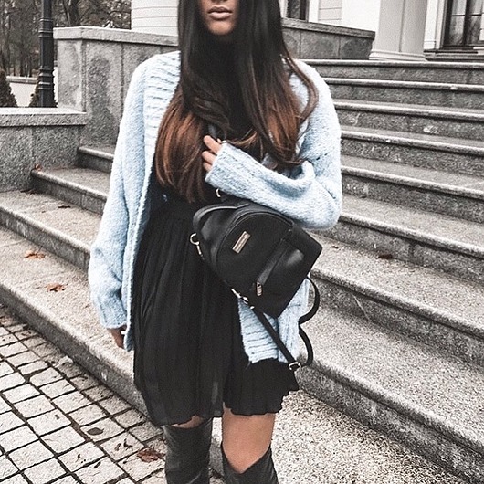 plecaki MINI Plecaczek NELLY Black