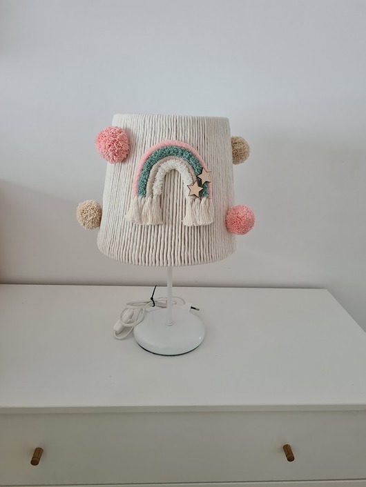 lampy do pokoju dziecka Delikatna lampka nocna do pokoju dziewczynki
