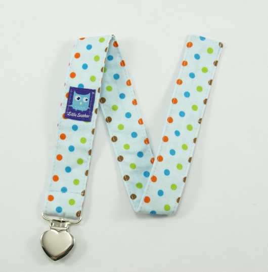 Zawieszka do smoczka, KROPKI POLKA DOT Little Sophie