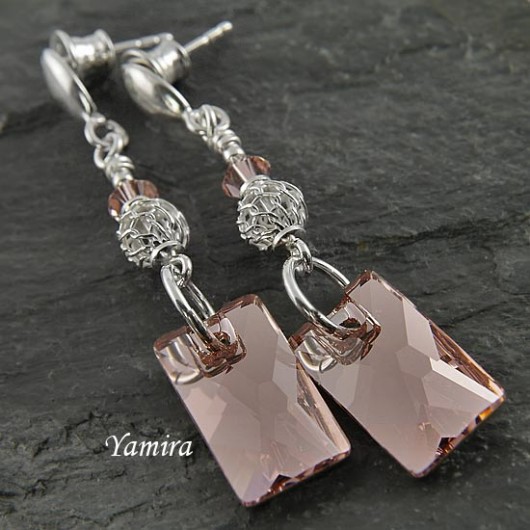 kryształ Swarovski Vintage Rose long yamira