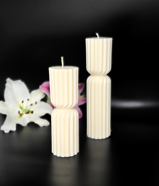 świeczniki i świece Świeca sojowa Twisted No 2