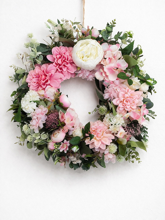 wianki Wianek wiosenny na drzwi dekoracja drzwi do domu