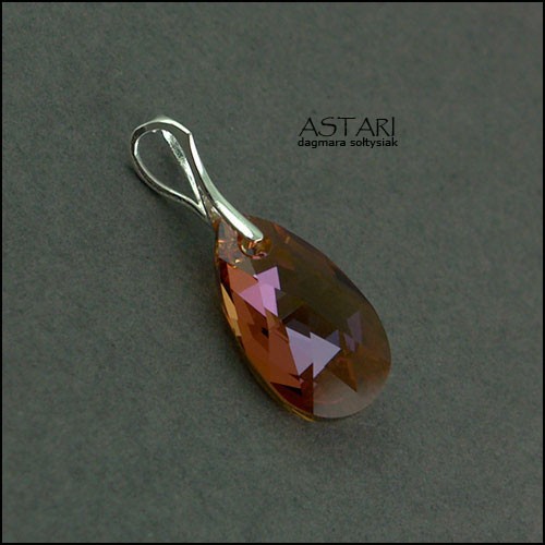 kryształ SWAROVSKI I SREBRO - CRYSTAL COPPER - ZAMÓWIENIE Astari