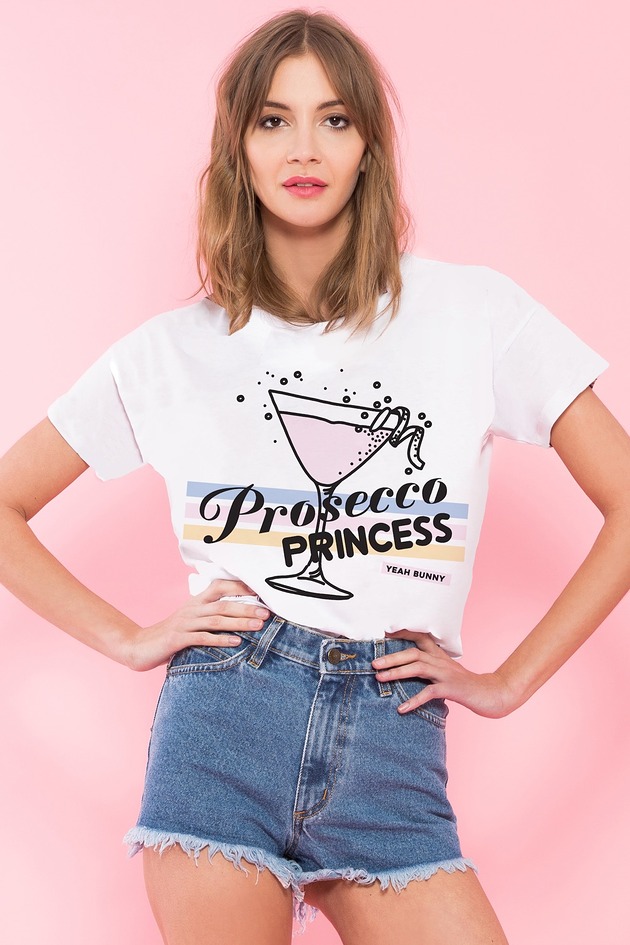 t-shirt damskie T-shirt Prosecco Princess