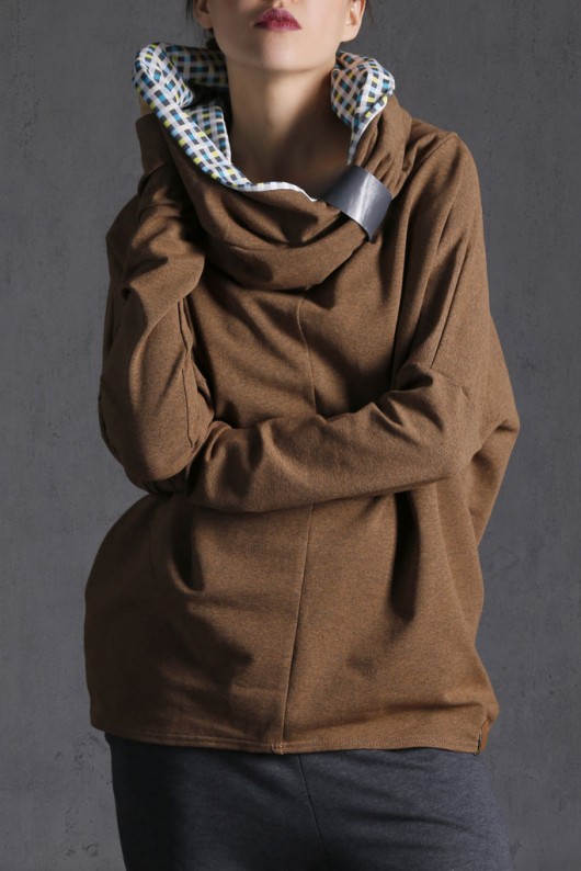 Nubee - QOM#02 - Bluza komin prosty  Nubee