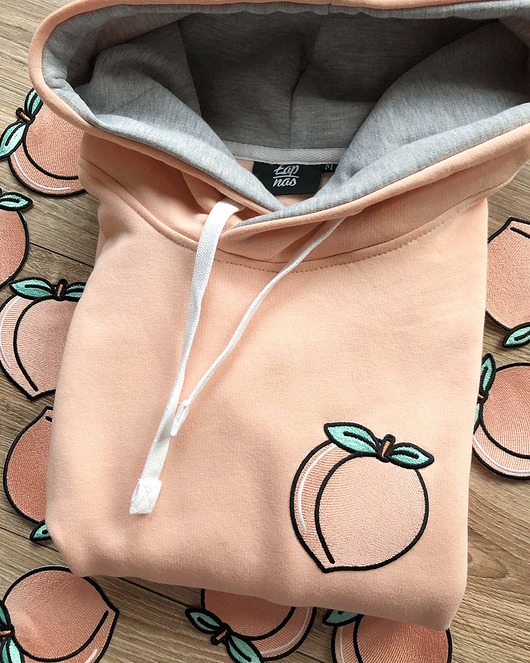 Brzoskwiniowa bluza Peach! ŁAP NAS