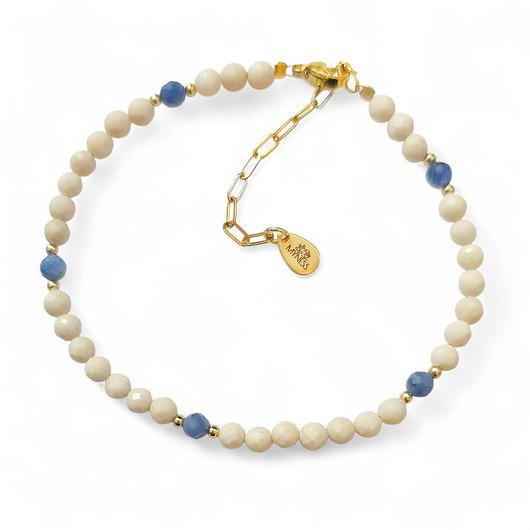 bransoletki z kamieni naturalnych Bransoletka z kamieni naturalnych: kianit, kamień rzeczny