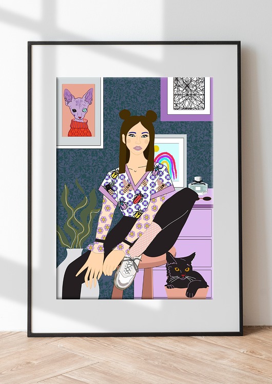 grafiki i ilustracje Emily