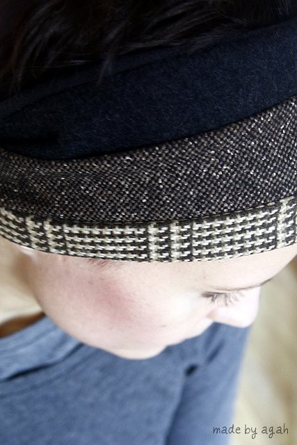Opaska Tweed Browns made by agah