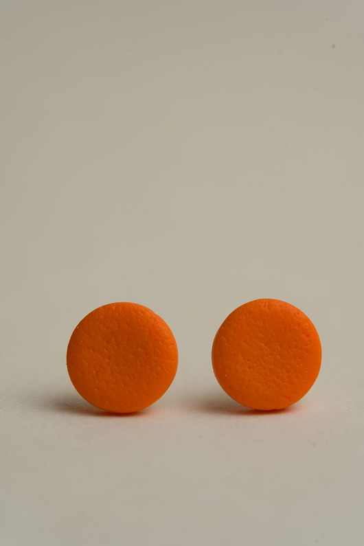 kolczyki z masy plastycznej Pojedyncze sztyfty pastylki