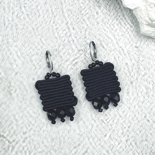 kolczyki soutache Niby czarne, proste, a jednak inne