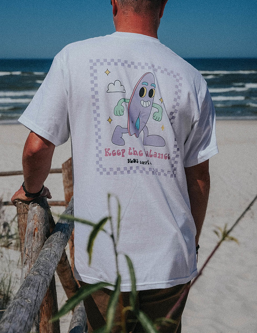 t-shirty męskie Koszulka happy surf