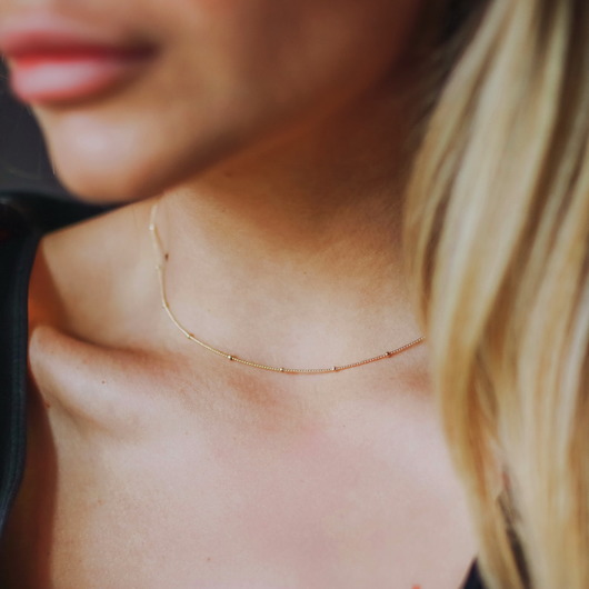 Choker/ naszyjnik z ozdobnymi kulkami - srebro Coccola JEWELLERY