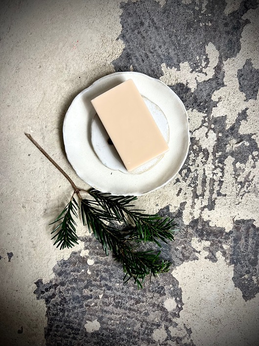 mydelniczki Zestaw - mydelniczka Soap-ra i mydło o zapachu pachouli