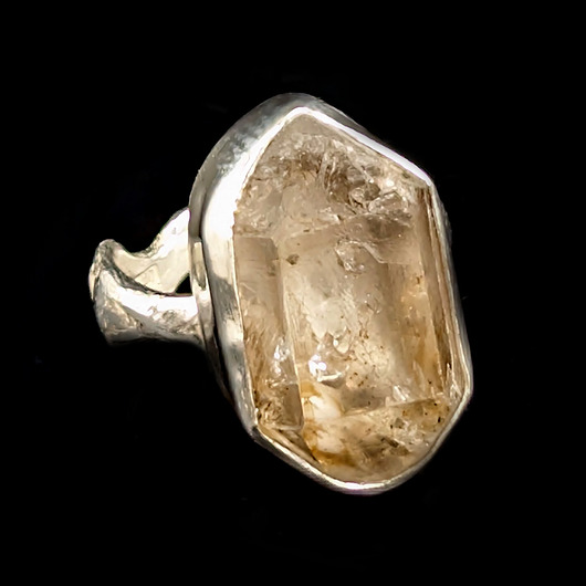 pierścionki srebrne Pierścionek kwarc z Namibii