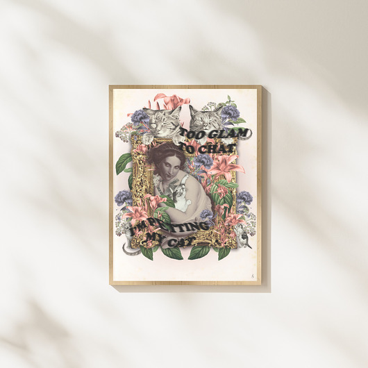 plakaty Plakat Too glam to chat