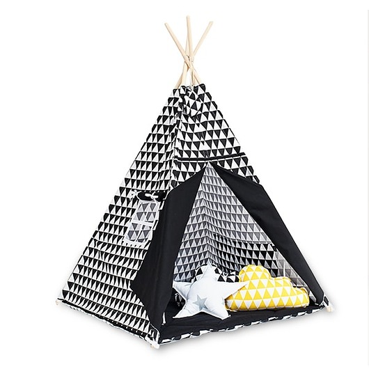 Zestaw Tipi z Matą Black&White Fun with Mum