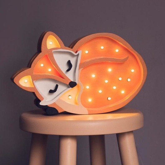 LISEK drewniana lampa led  Little Lights