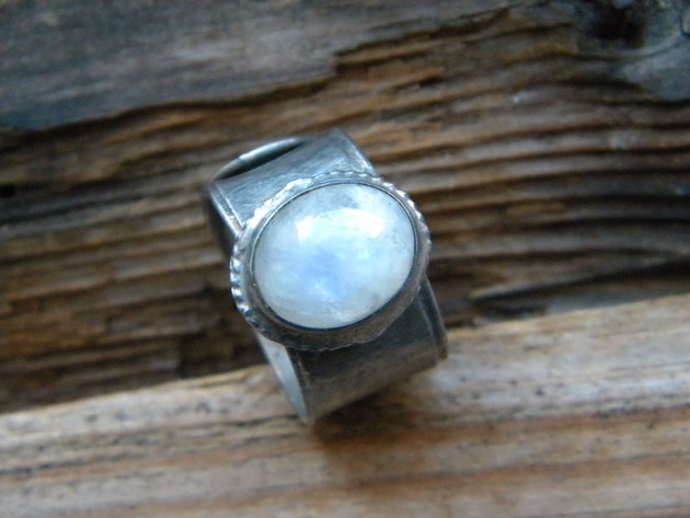 Roman Ancient Ring ;) kamień księżycowy Beata Trotter