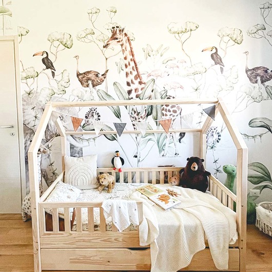 naklejki ścienne do pokoju dziecka Savanna Tapeta