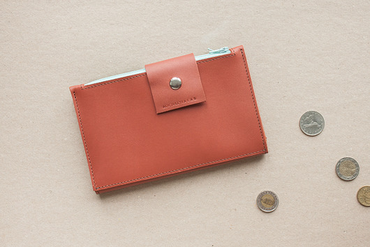 Portfel POCKET CARD / Brick Red Alicja Getka LAB