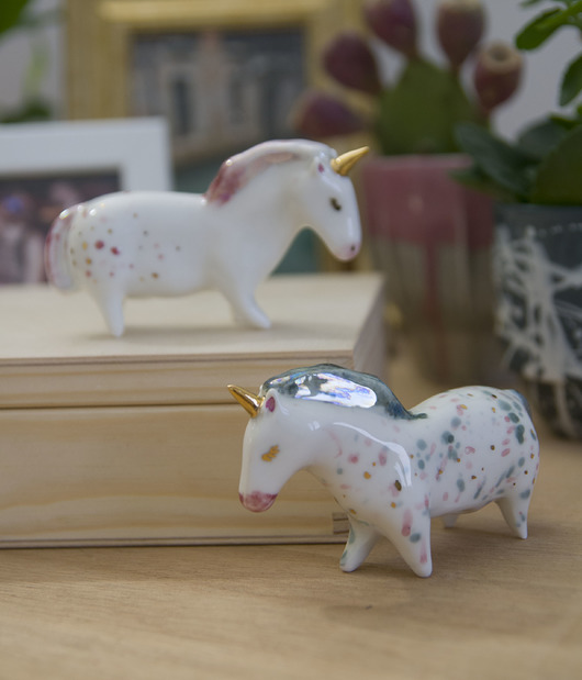 Porcelanowy jednorożec imkadesign