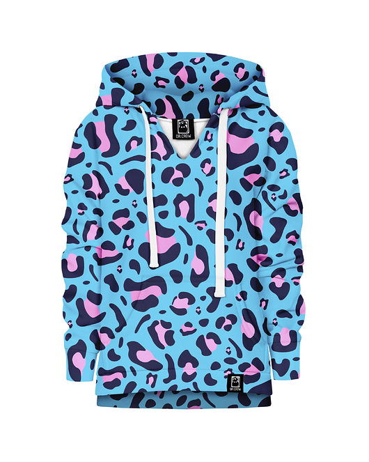 bluzy dla dziewczynki Leopard Blue
