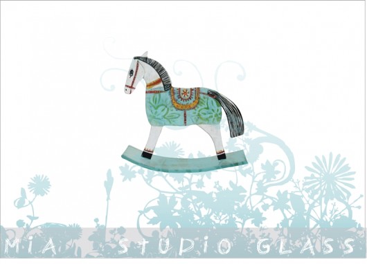 Konik ludowy Borowska Glass Design