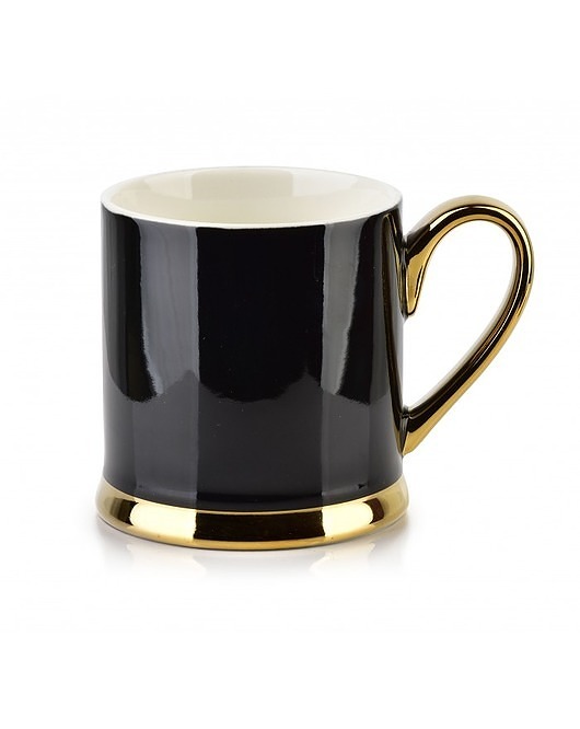 Kubek Porcelanowy Candice Czarny MIA home