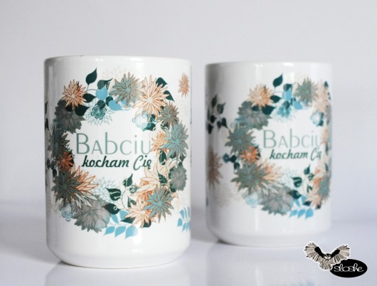 Kubek ceramiczny 450ml Babciu kocham Cię Sowia Aleja