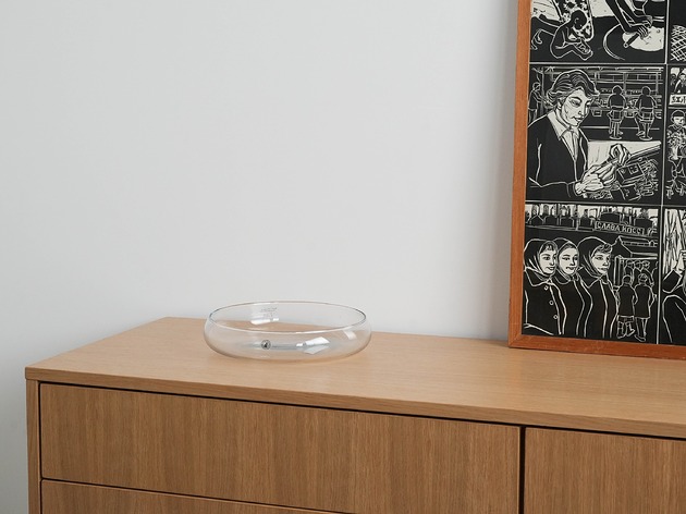 miski i misy Misa szklana, szwedzki design, lata 80, produkcja: IKEA