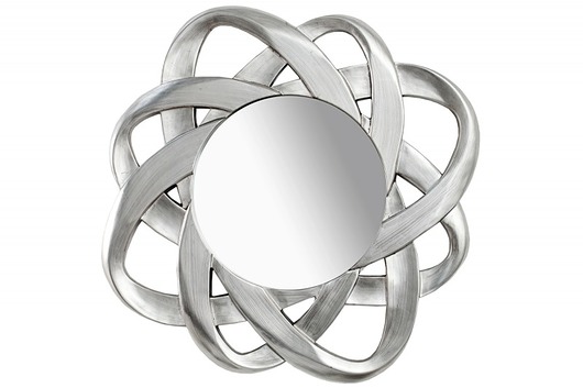 Lustro wiszące Helios srebrne 90cm dekoracyjne Home Design
