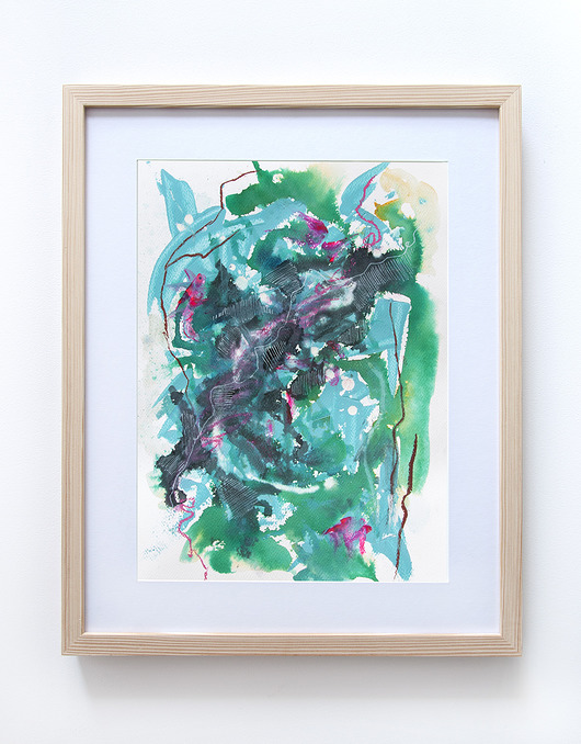 ORYGINAŁ - Stain No.7 - 30 x 40 cm Gosia Sendlewska