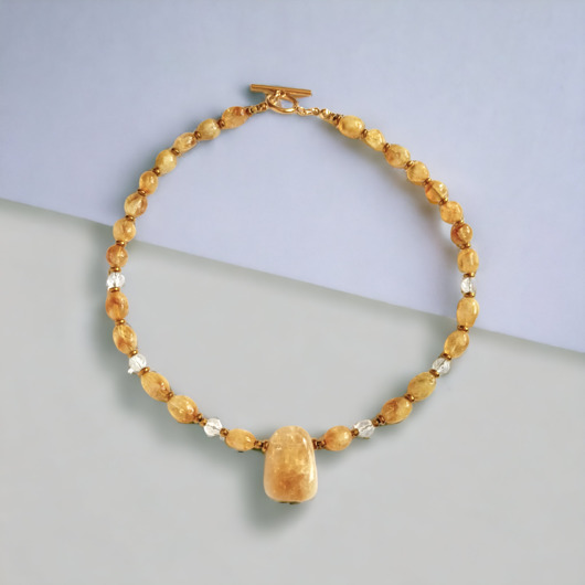 chokery CYTRYN : obfitość : UNIKAT : naszyjnik