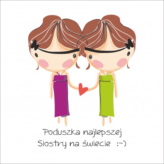 poszewka. zamówienie SIOSTRY Love Life and Forest