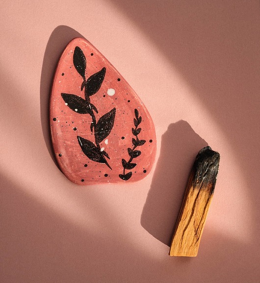 Podstawki pod kadzidełka Talerzyk na drewienko palo santo