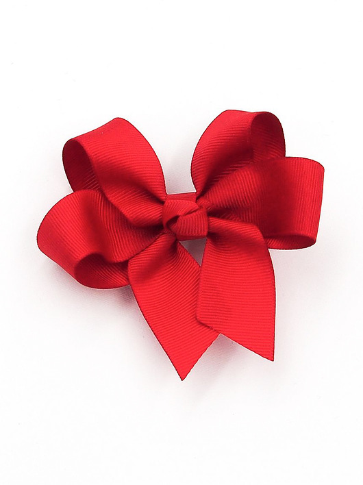 ozdoby do włosów dla dzieci Spinka do włosów Big Bow Red