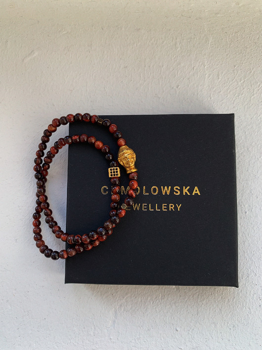 biżuteria męska Bransoletki Bawole Oko