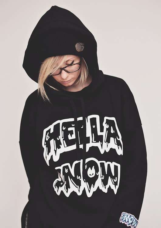 Bluza Hella Snow Hoodie Black DONT NEED NO SAMURAI