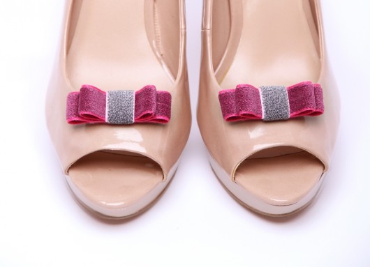 Velvet Bee - Pink - klipsy do butów HowDoILook