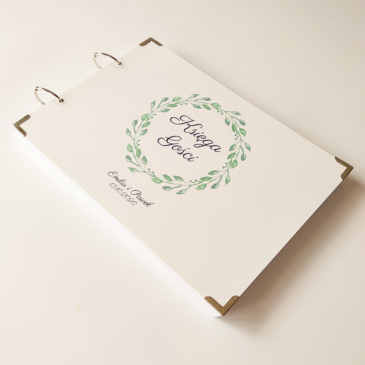 Ankiety weselne fotobudka 50 kart "Greenery" Papiernik