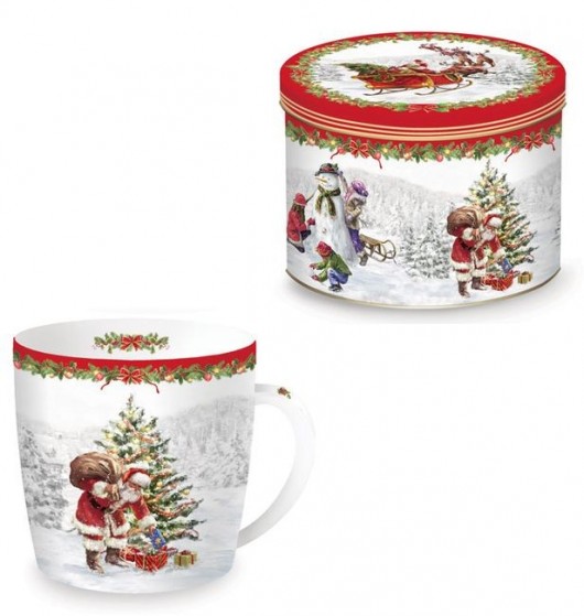 Kubek porcelanowy Retro Santa IV MIA home