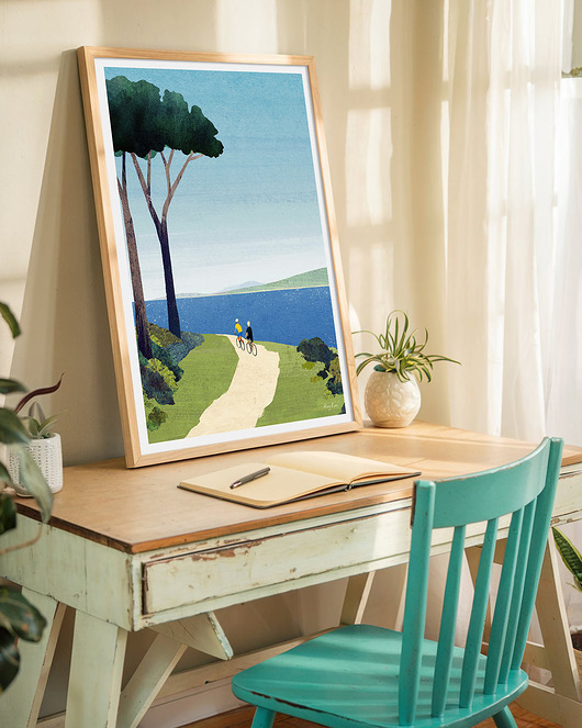 plakaty Przejażdżka rowerowa - plakat 50x70 cm