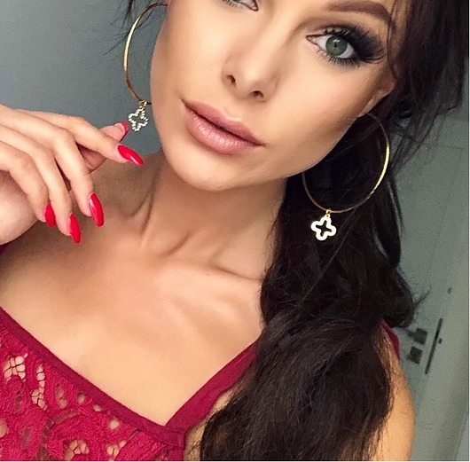 Kolczyki koła z kryształkamiSWAROVSKI®7cm srebr Coccola JEWELLERY