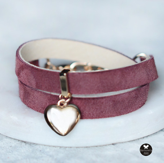 dusty purple heart barboleta